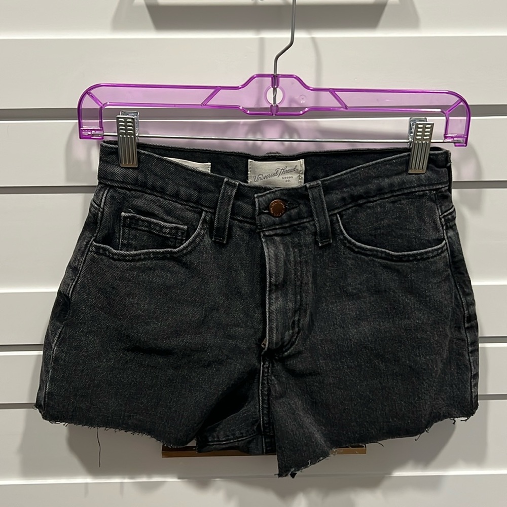 Highest Rise Shortie Short Jean Shorts
